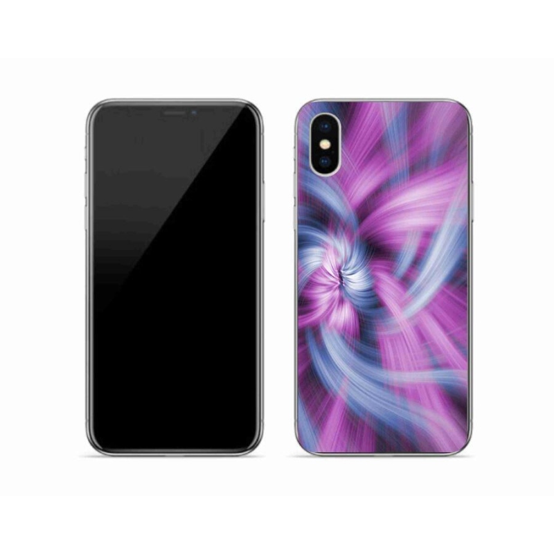 Gelový kryt mmCase na mobil iPhone XS - abstrakt 12