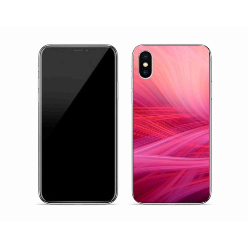 Gelový kryt mmCase na mobil iPhone XS - abstrakt 13