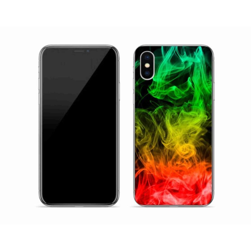 Gelový kryt mmCase na mobil iPhone XS - abstraktní vzor 7