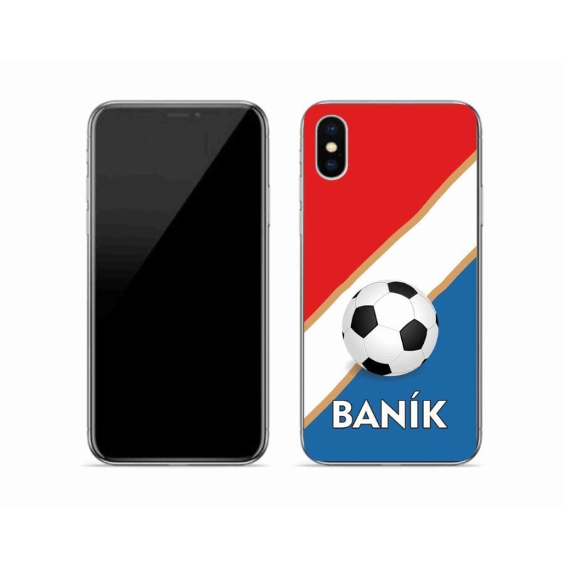 Gelový kryt mmCase na mobil iPhone XS - Baník