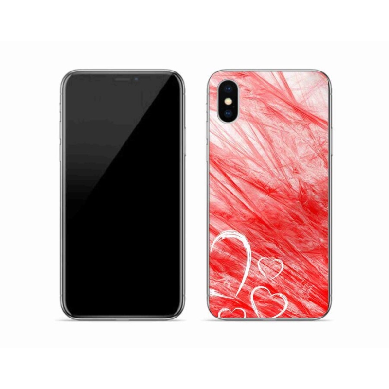 Gelový kryt mmCase na mobil iPhone XS - heart