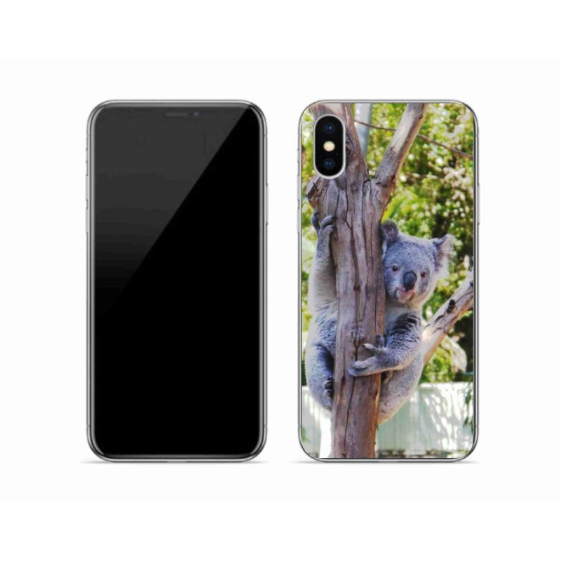 Gelový kryt mmCase na mobil iPhone XS - koala