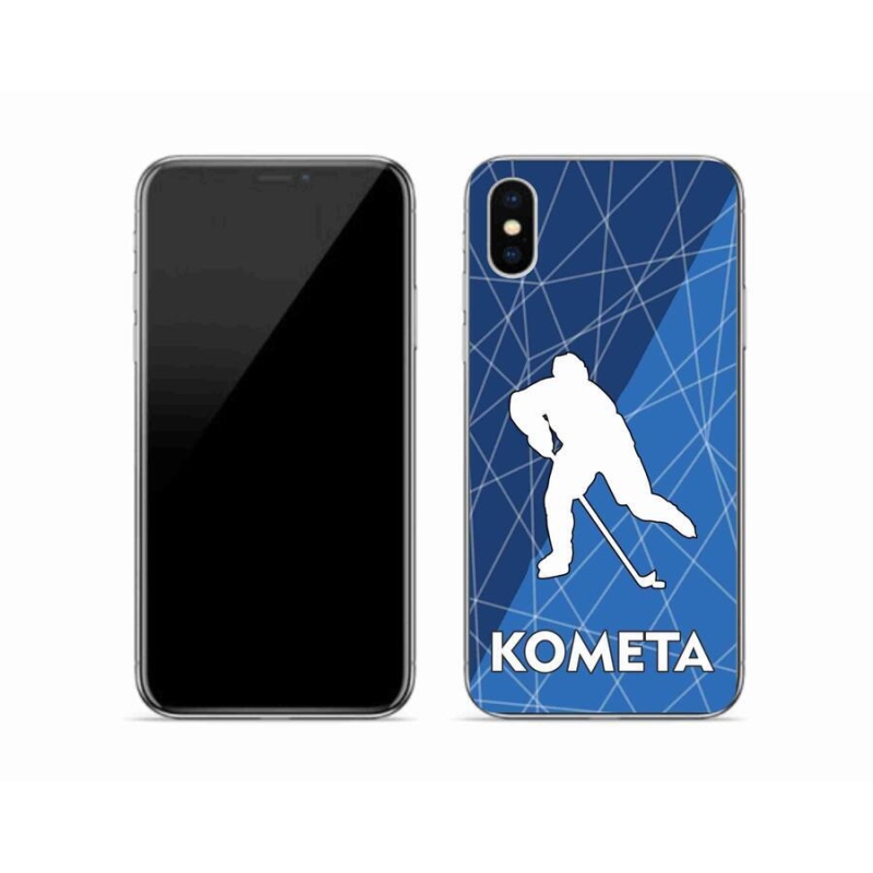 Gelový kryt mmCase na mobil iPhone XS - Kometa