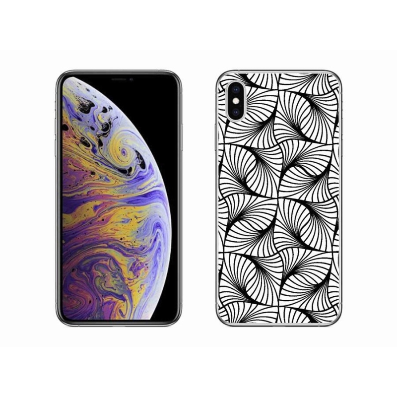 Gelový kryt mmCase na mobil iPhone XS Max - abstrakt 11