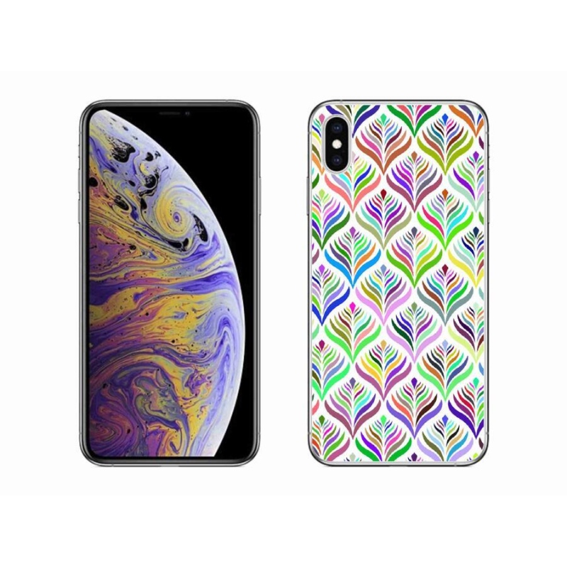 Gelový kryt mmCase na mobil iPhone XS Max - abstrakt 15