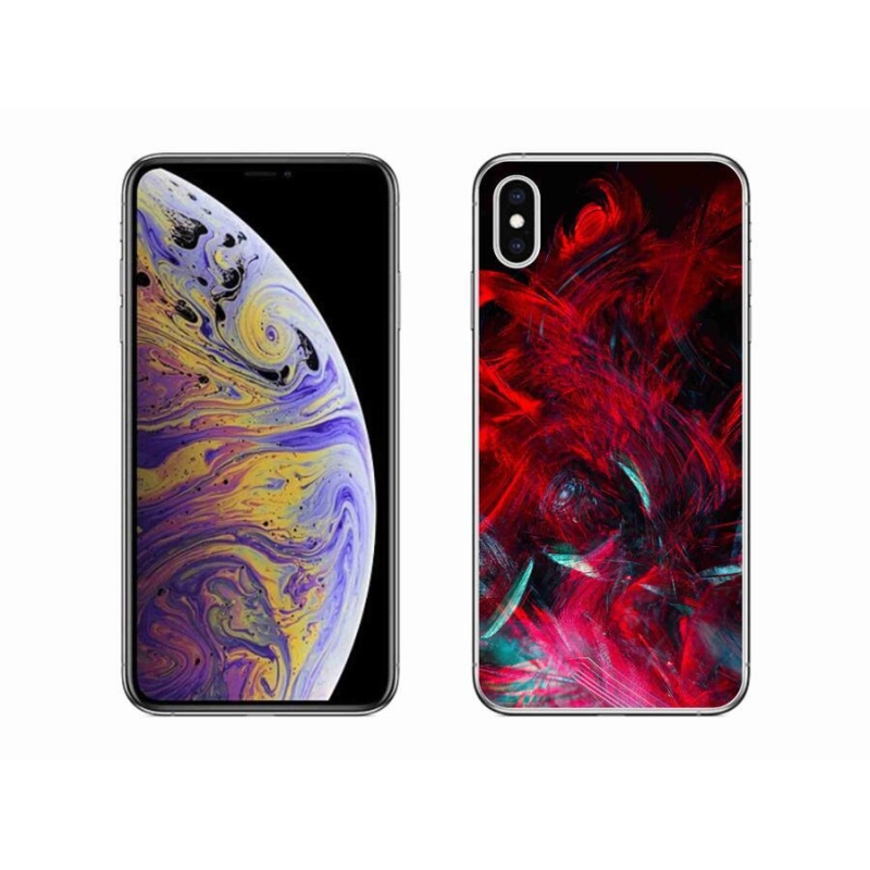 Gelový kryt mmCase na mobil iPhone XS Max - abstrakt 16