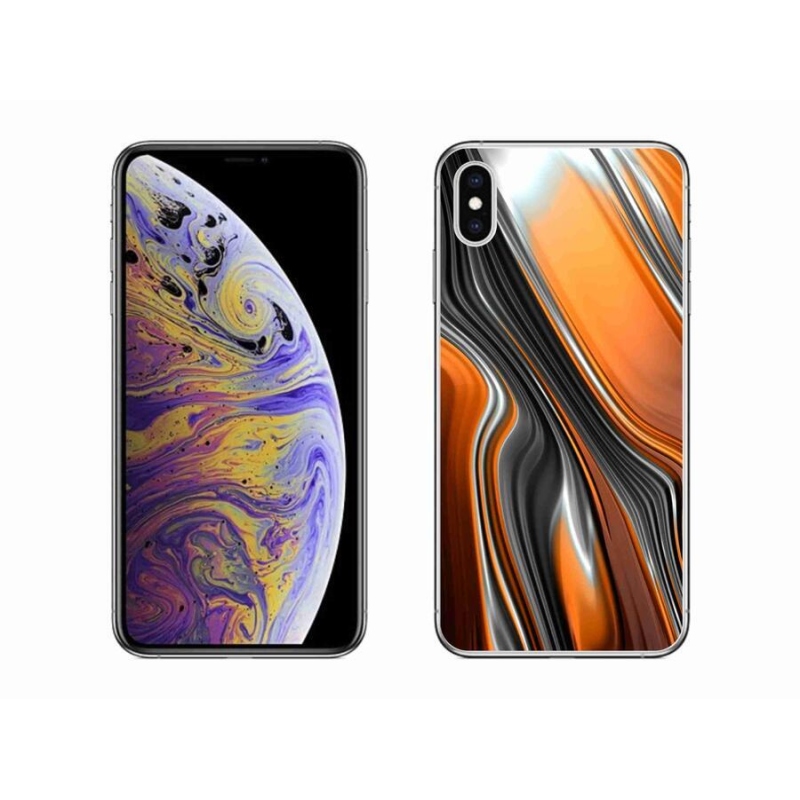 Gelový kryt mmCase na mobil iPhone XS Max - abstrakt 3