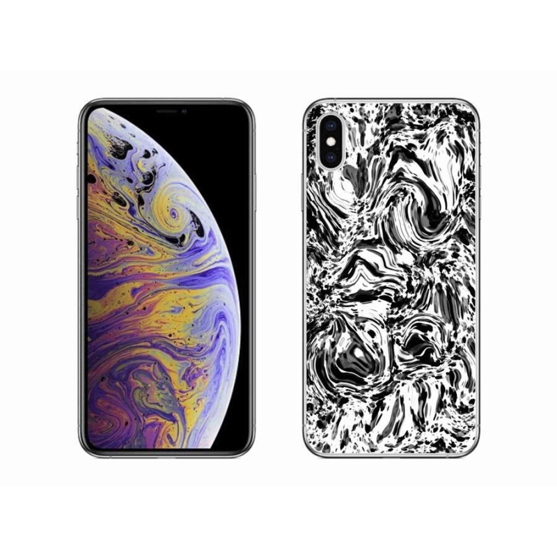 Gelový kryt mmCase na mobil iPhone XS Max - abstrakt 4