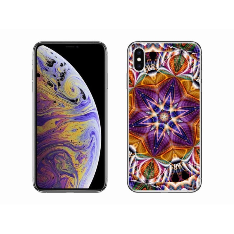 Gelový kryt mmCase na mobil iPhone XS Max - abstrakt 6