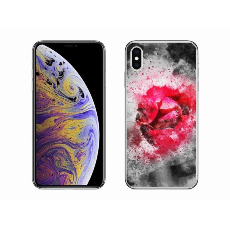 Gelový kryt mmCase na mobil iPhone XS Max - abstrakt 9