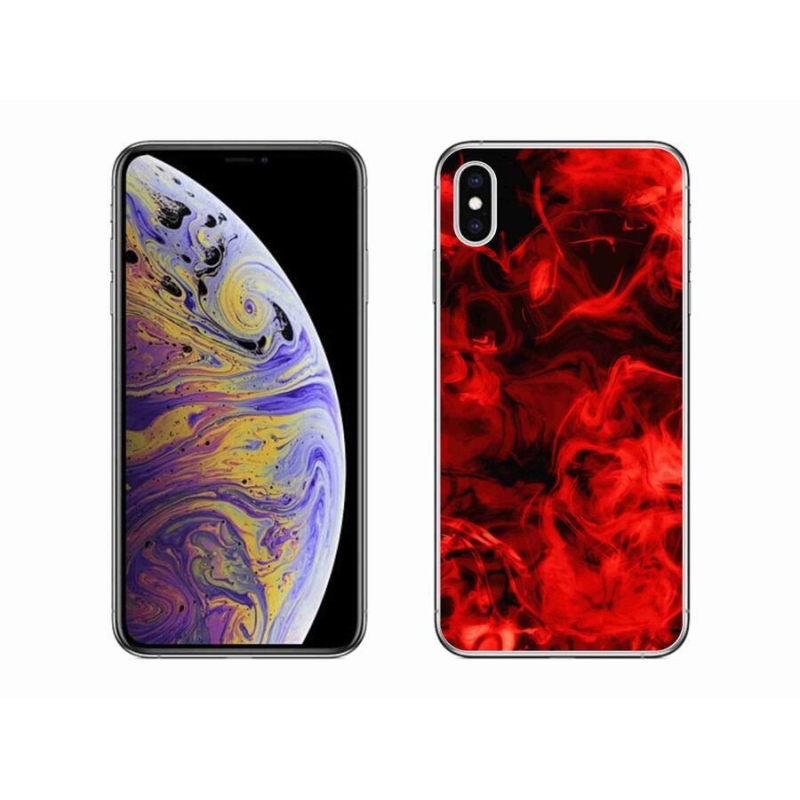 Gelový kryt mmCase na mobil iPhone XS Max - abstraktní vzor 11