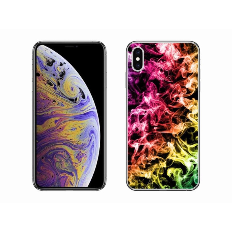 Gelový kryt mmCase na mobil iPhone XS Max - abstraktní vzor 6