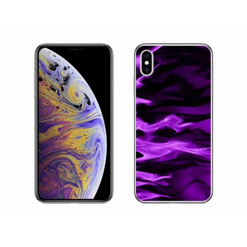 Gelový kryt mmCase na mobil iPhone XS Max - abstraktní vzor 9