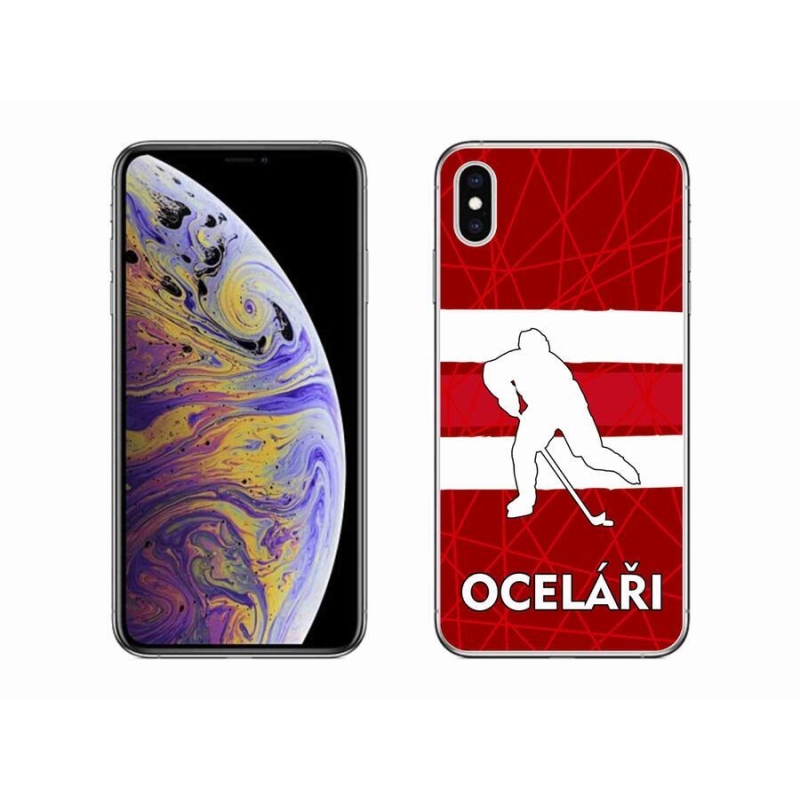 Gelový kryt mmCase na mobil iPhone XS Max - Oceláři
