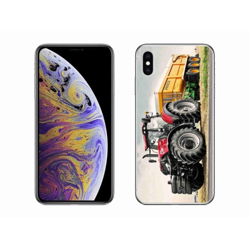 Gelový kryt mmCase na mobil iPhone XS Max - traktor 3