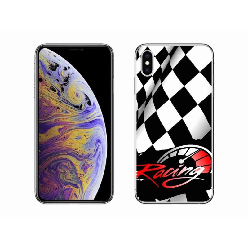 Gelový kryt mmCase na mobil iPhone XS Max - závodění