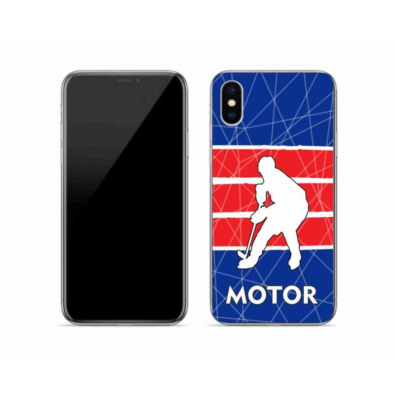 Gelový kryt mmCase na mobil iPhone XS - Motor