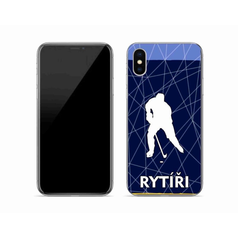 Gelový kryt mmCase na mobil iPhone XS - Rytíři