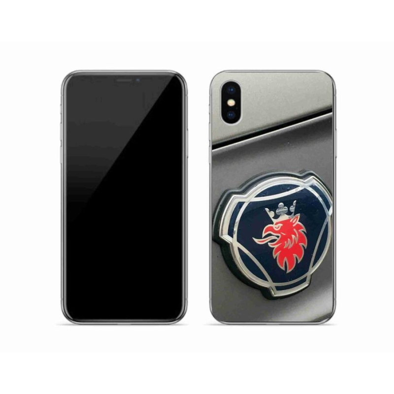Gelový kryt mmCase na mobil iPhone XS - znak 2