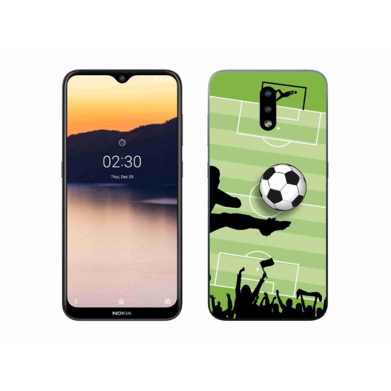 Gelový kryt mmCase na mobil Nokia 2.3 - fotbal 3
