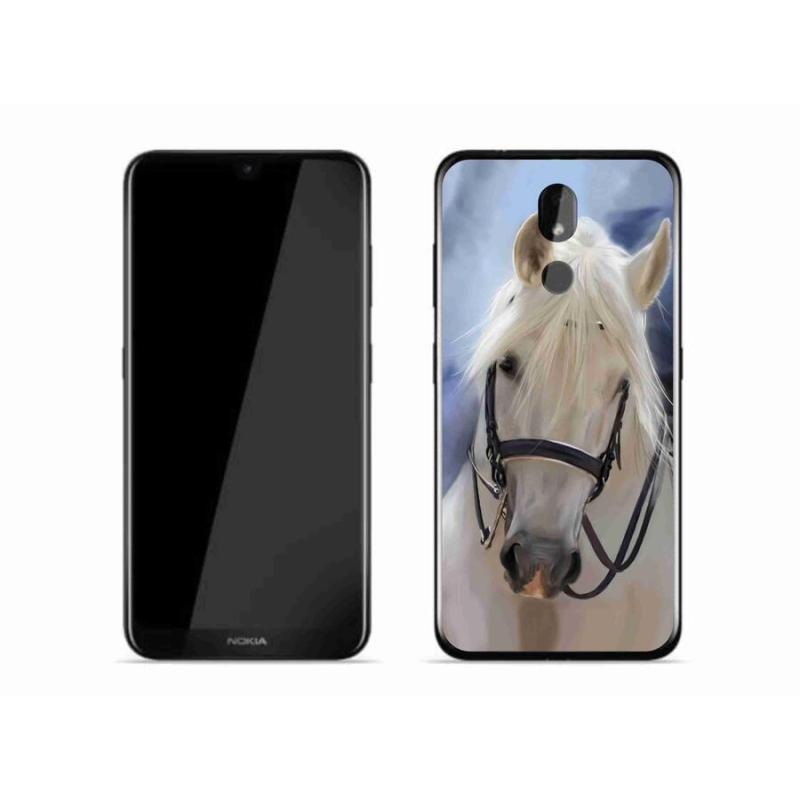 Gelový kryt mmCase na mobil Nokia 3.2 - bílý kůň