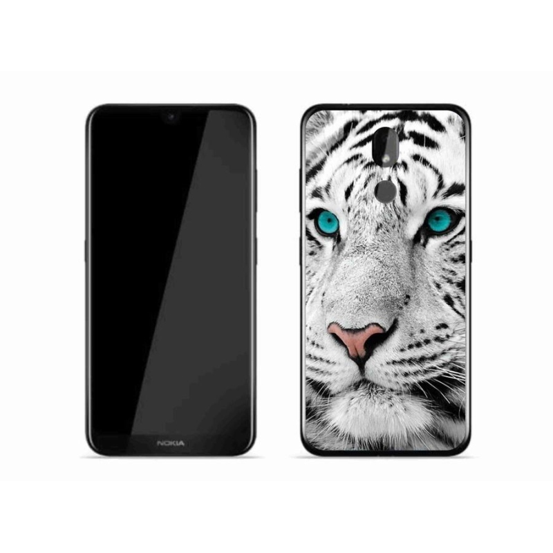 Gelový kryt mmCase na mobil Nokia 3.2 - bílý tygr