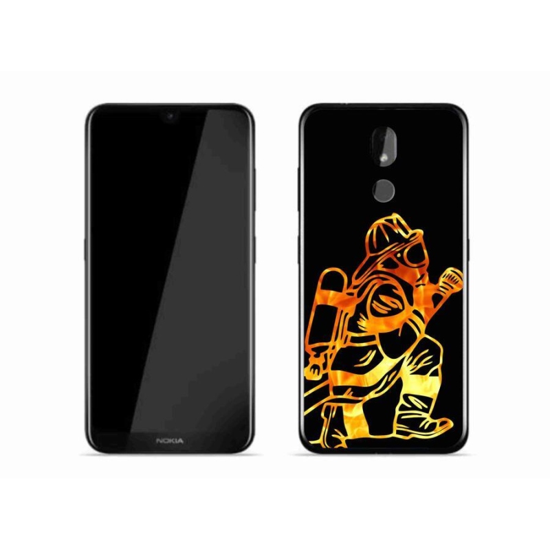 Gelový kryt mmCase na mobil Nokia 3.2 - hasič 1