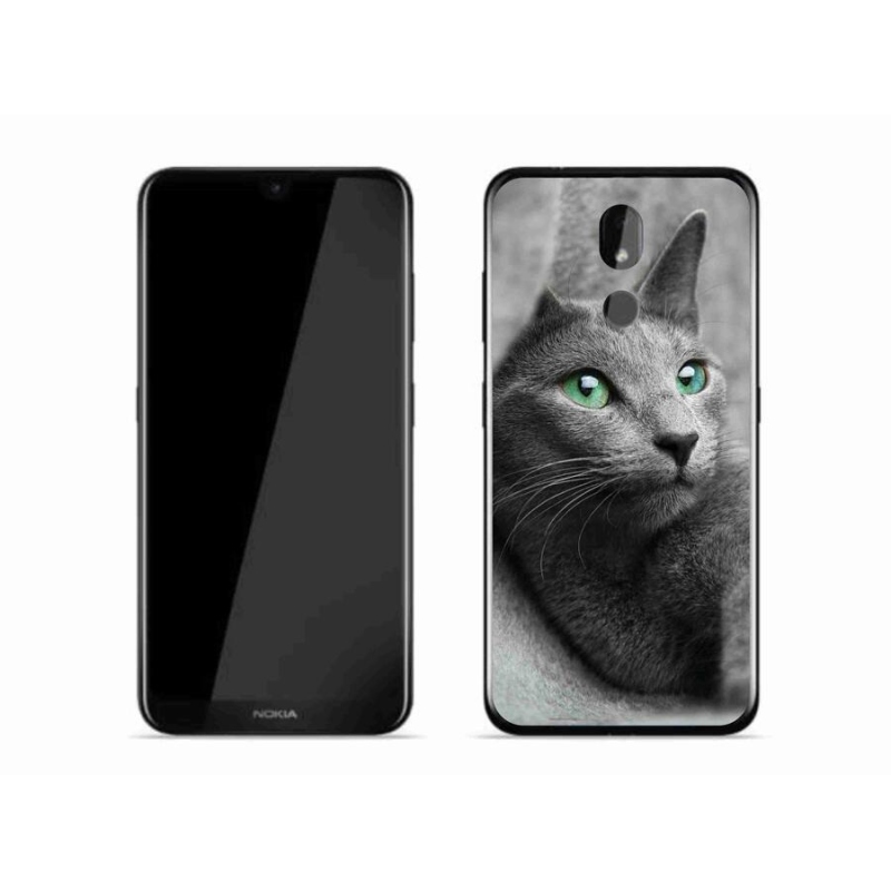 Gelový kryt mmCase na mobil Nokia 3.2 - kočka 2