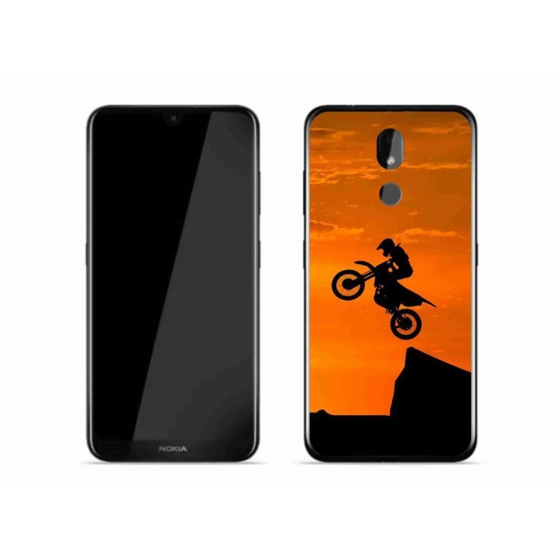 Gelový kryt mmCase na mobil Nokia 3.2 - motocross