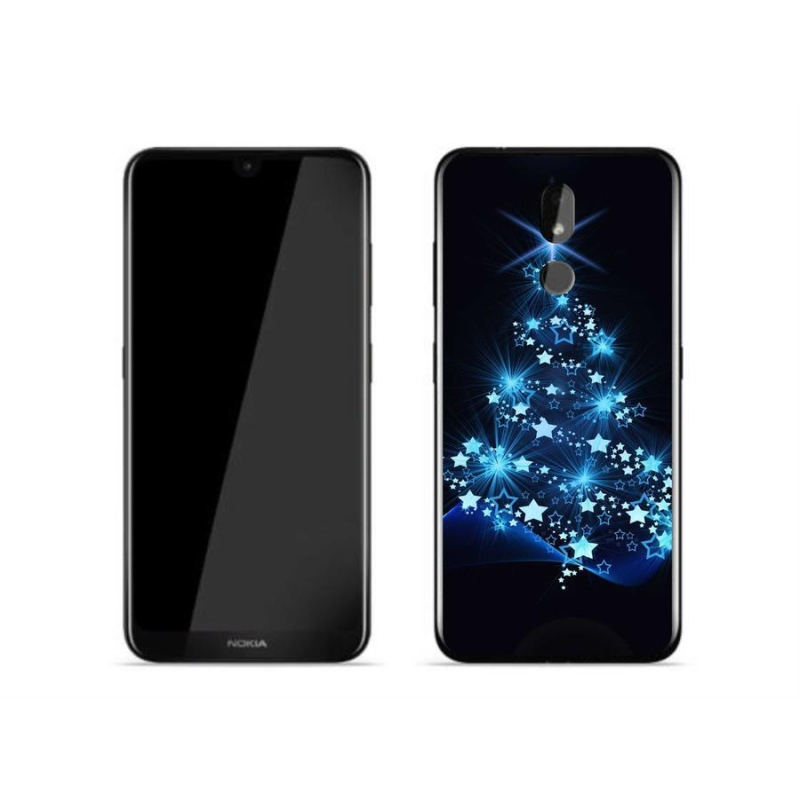 Gelový kryt mmCase na mobil Nokia 3.2 - vánoční stromek