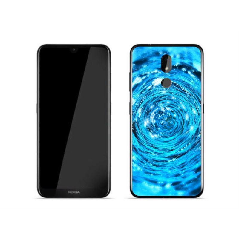Gelový kryt mmCase na mobil Nokia 3.2 - vodní vír