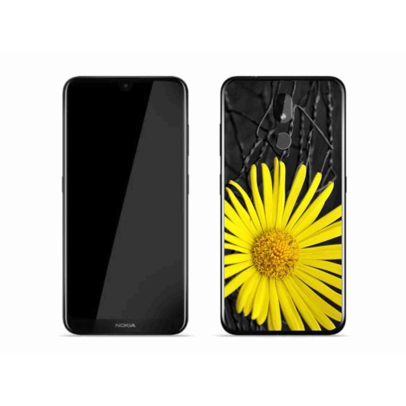Gelový kryt mmCase na mobil Nokia 3.2 - žlutá květina