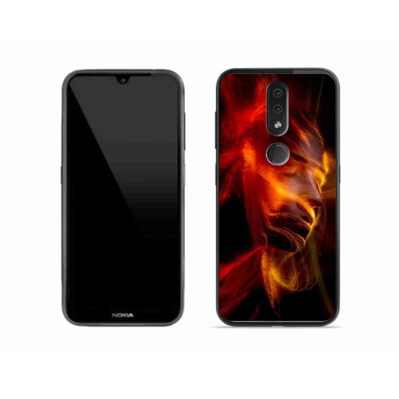 Gelový kryt mmCase na mobil Nokia 4.2 - abstrakt 18