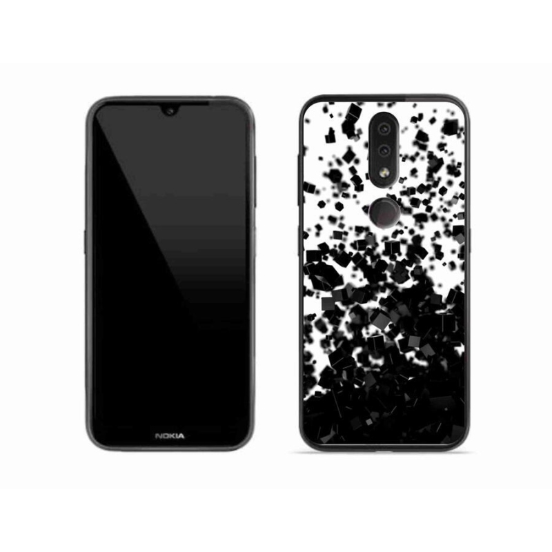 Gelový kryt mmCase na mobil Nokia 4.2 - abstraktní vzor 1
