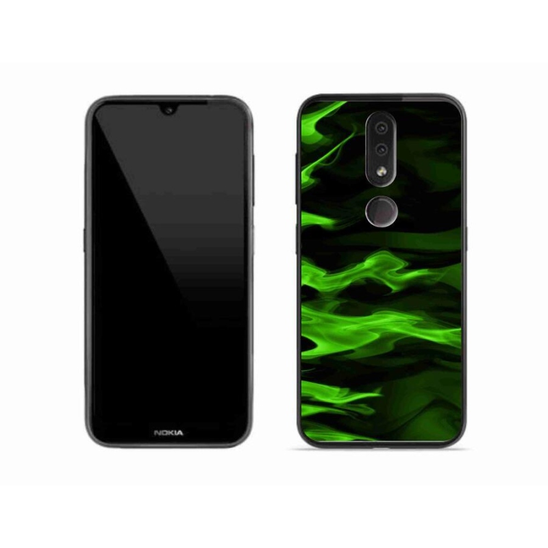 Gelový kryt mmCase na mobil Nokia 4.2 - abstraktní vzor 10