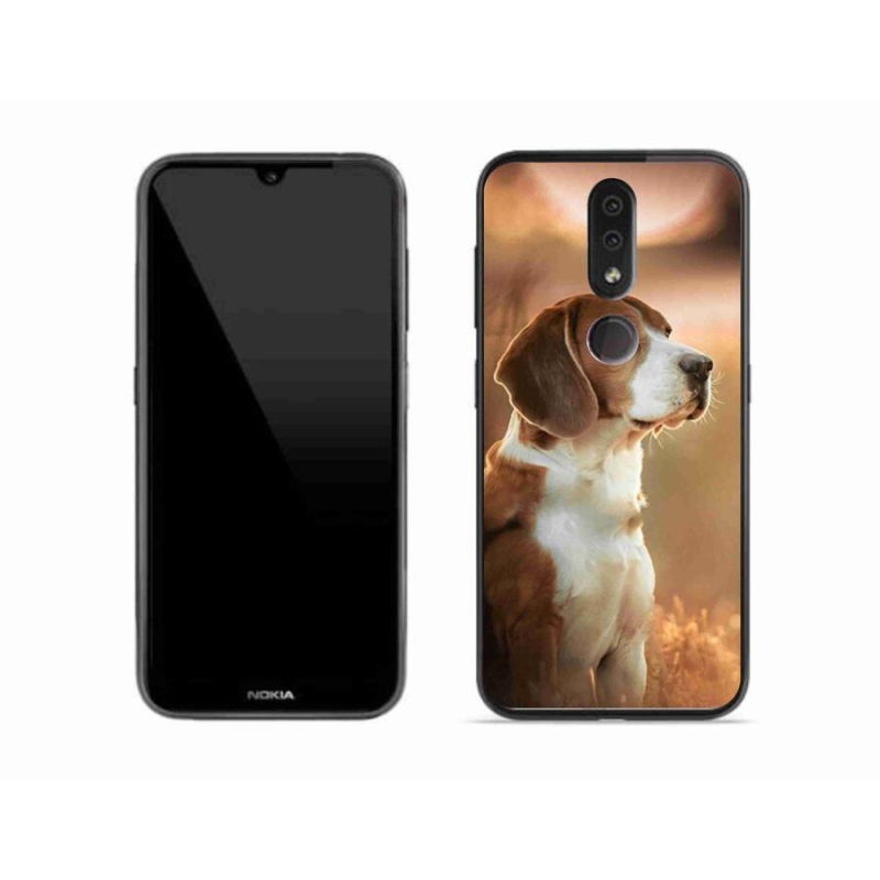 Gelový kryt mmCase na mobil Nokia 4.2 - bígl