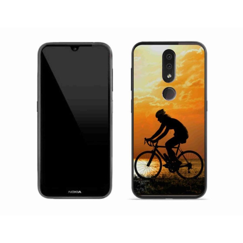 Gelový kryt mmCase na mobil Nokia 4.2 - cyklovýlet