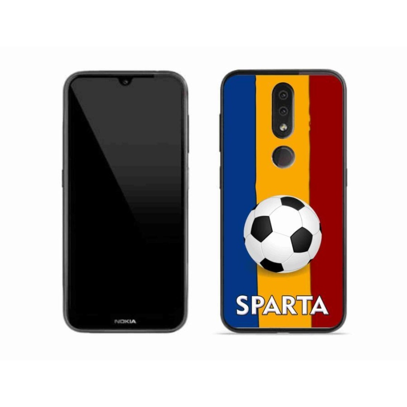 Gelový kryt mmCase na mobil Nokia 4.2 - fotbal 1