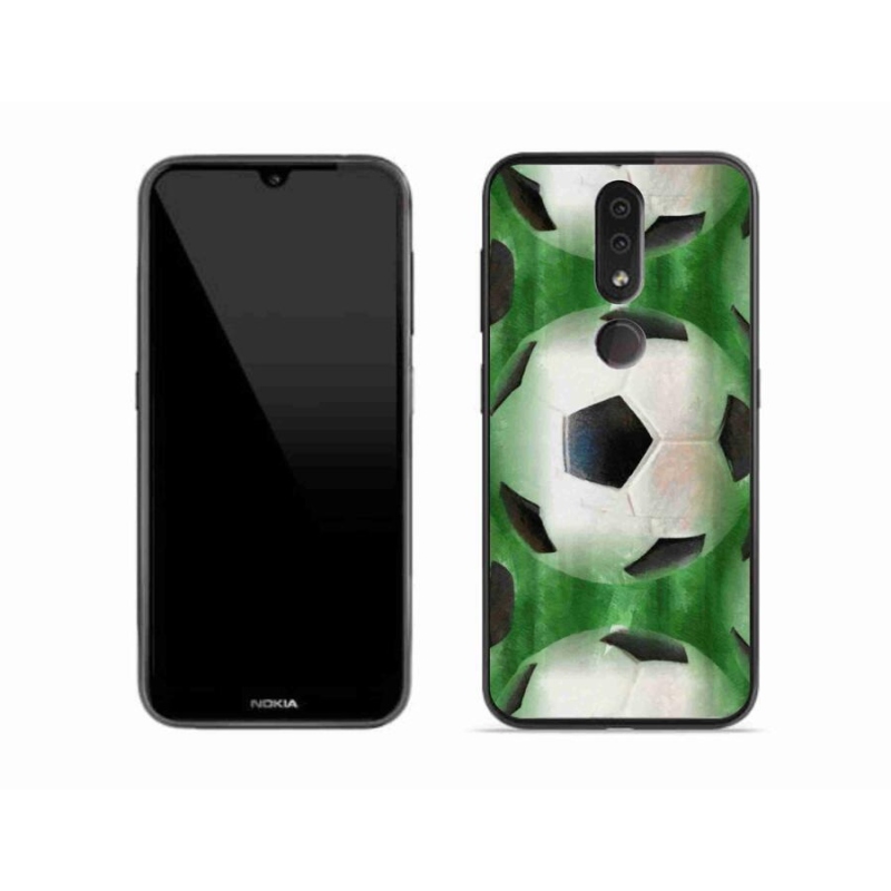Gelový kryt mmCase na mobil Nokia 4.2 - fotbalový míč