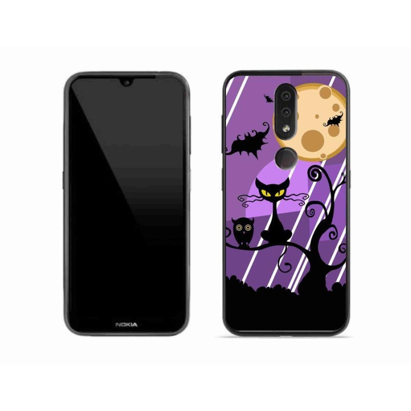 Gelový kryt mmCase na mobil Nokia 4.2 - halloween