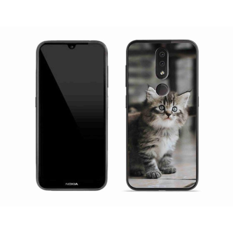 Gelový kryt mmCase na mobil Nokia 4.2 - koťátko
