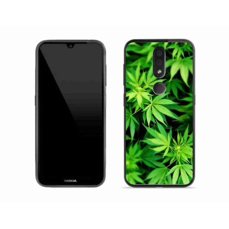 Gelový kryt mmCase na mobil Nokia 4.2 - konopí 3