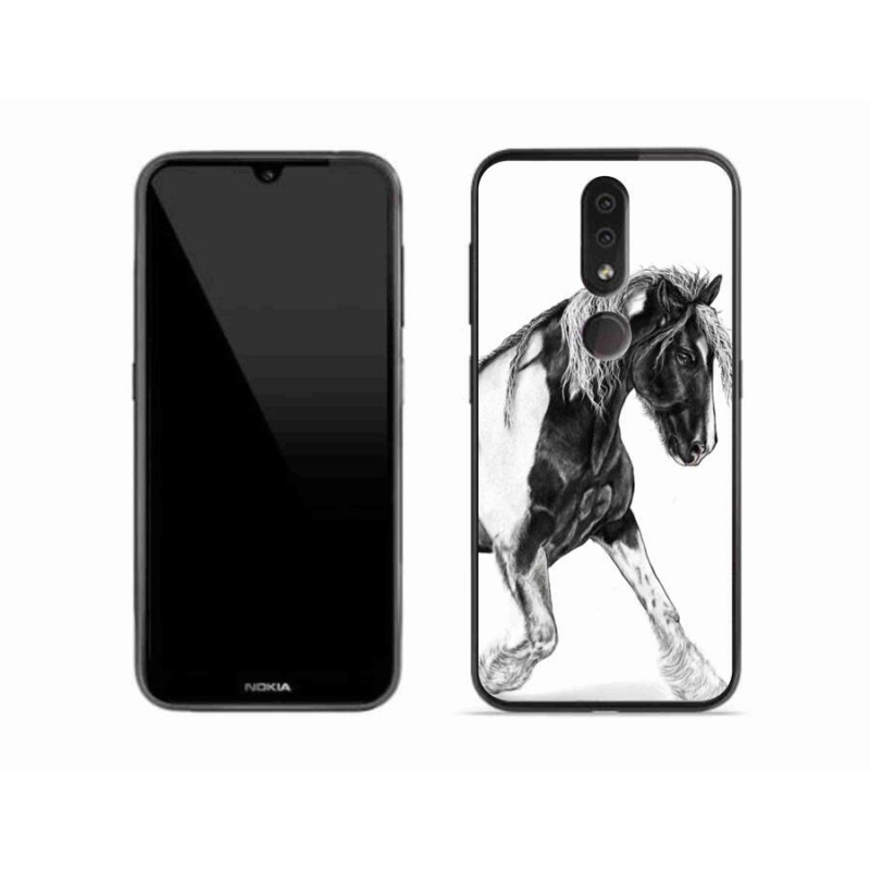 Gelový kryt mmCase na mobil Nokia 4.2 - kůň