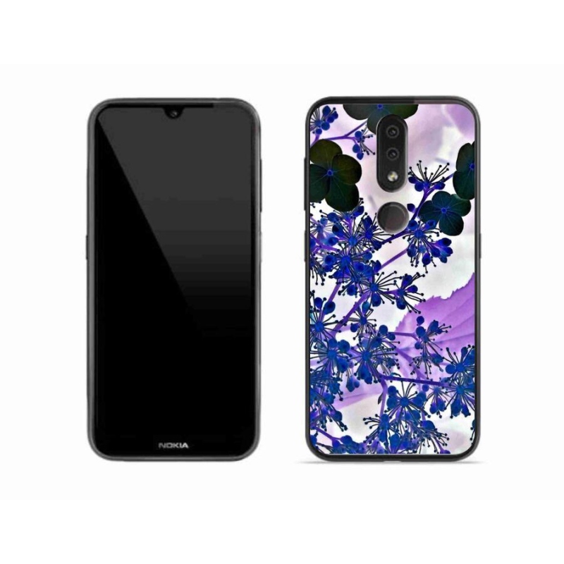 Gelový kryt mmCase na mobil Nokia 4.2 - květ hortenzie
