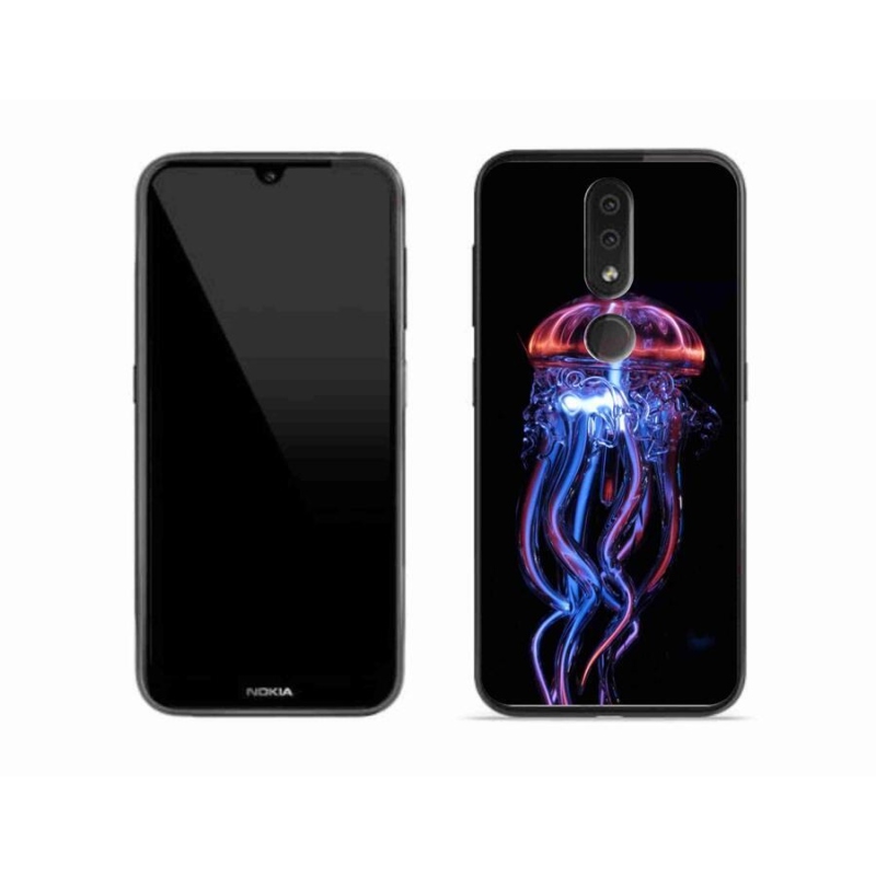 Gelový kryt mmCase na mobil Nokia 4.2 - medúza