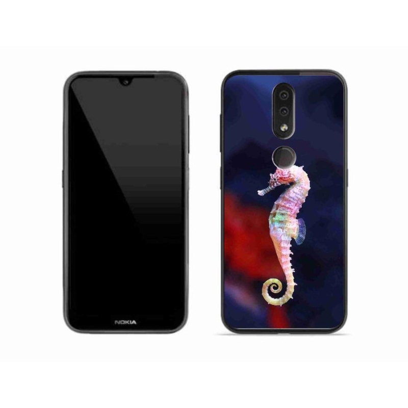 Gelový kryt mmCase na mobil Nokia 4.2 - mořský koník