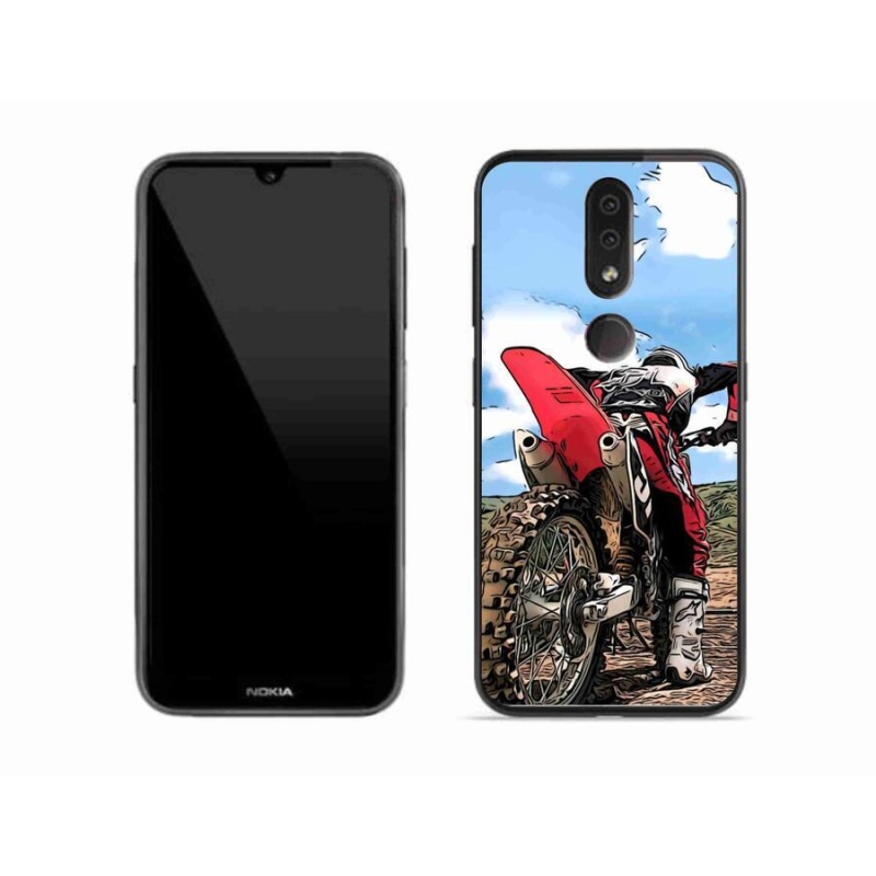 Gelový kryt mmCase na mobil Nokia 4.2 - moto