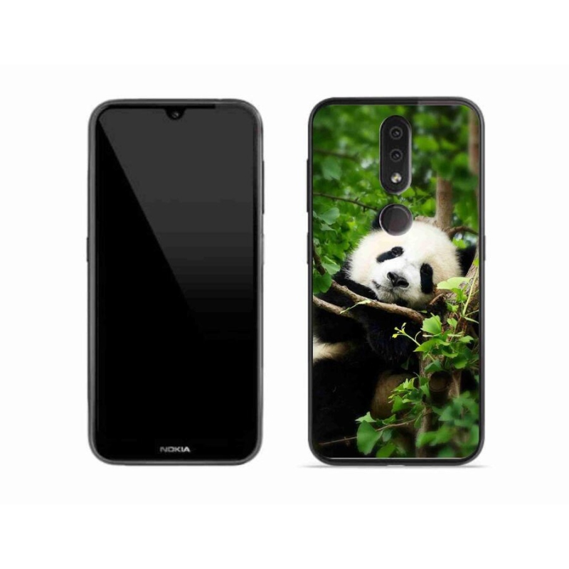Gelový kryt mmCase na mobil Nokia 4.2 - panda