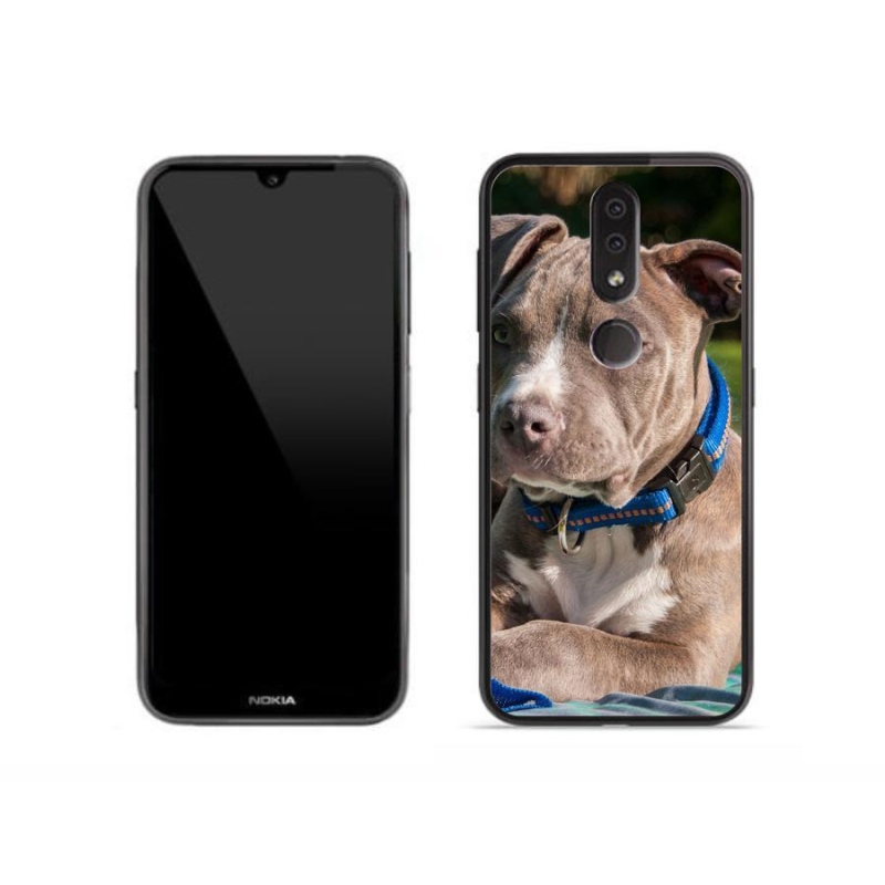 Gelový kryt mmCase na mobil Nokia 4.2 - pitbull