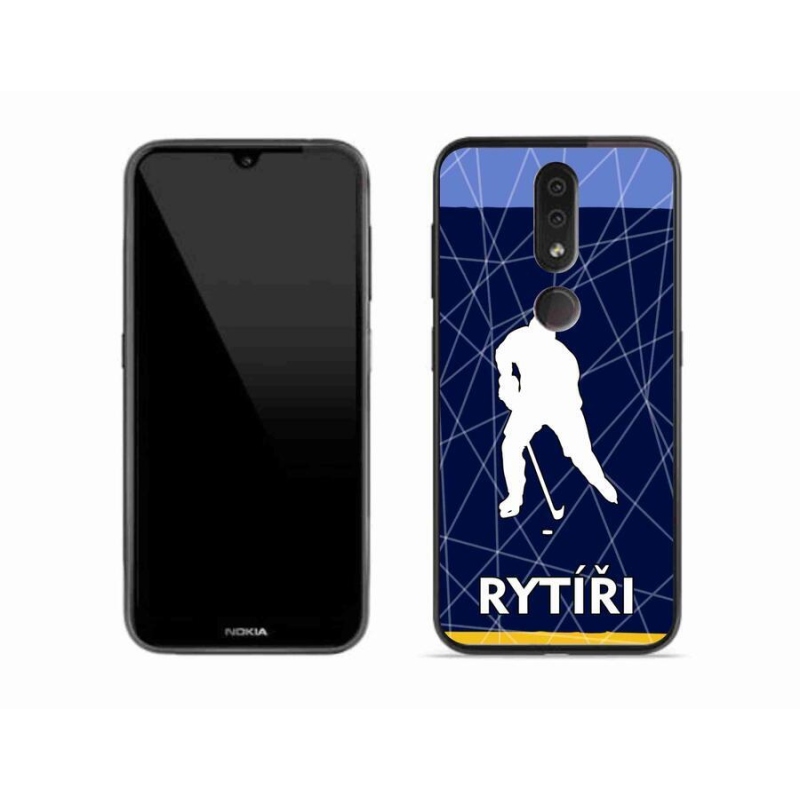 Gelový kryt mmCase na mobil Nokia 4.2 - Rytíři
